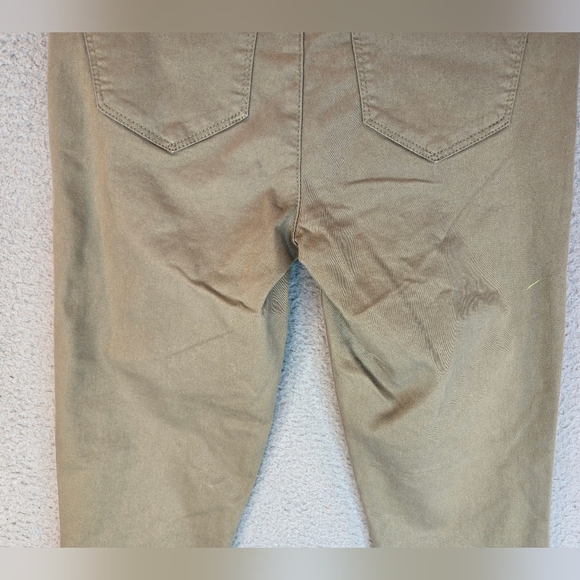 Wit & Wisdom Womens "AB"Solution Pants Sz 0 Green-Tan Ankle Skimmer Casual - Picture 8 of 12